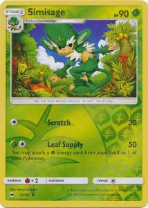SM Burning Shadows, Simisage - 13/147 - Uncommon - Reverse Holo