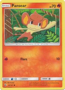 SM Burning Shadows, Pansear - 22/147 - Common