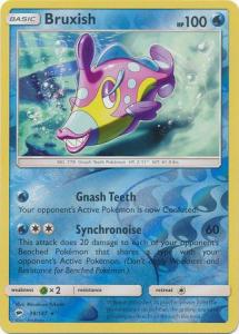 SM Burning Shadows, Bruxish - 38/147 - Rare - Reverse Holo