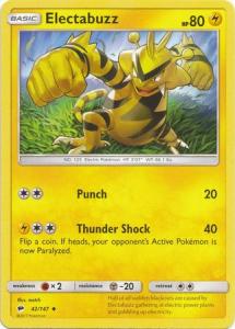 SM Burning Shadows, Electabuzz - 42/147 - Uncommon