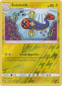 SM Burning Shadows, Eelektrik - 45/147 - Uncommon - Reverse Holo