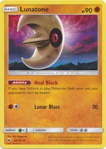 SM Burning Shadows, Lunatone - 68/147 - Uncommon