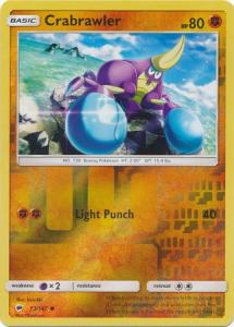 SM Burning Shadows, Crabrawler - 73/147 - Common - Reverse Holo