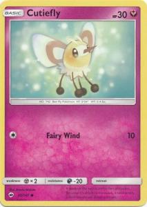 SM Burning Shadows, Cutiefly - 95/147 - Common