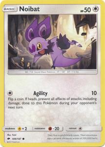 SM Burning Shadows, Noibat - 109/147 - Common