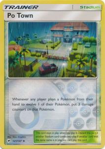 SM Burning Shadows, Po Town - 121/147 - Uncommon - Reverse Holo