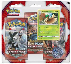 Pokémon, SM Crimson Invasion, Three pack blister: Decidueye