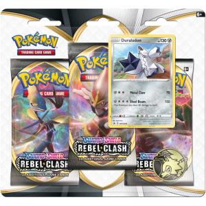 Pokémon, Sword & Shield 2: Rebel Clash, Three Pack Blister: Duraludon