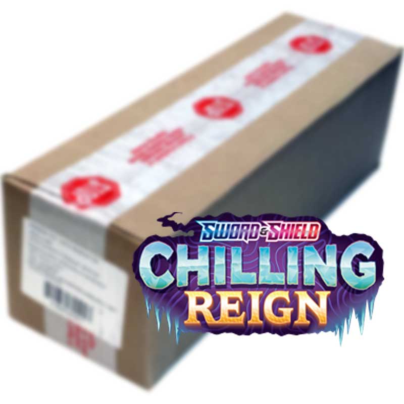 Pokémon, Sword & Shield 6: Chilling Reign, Sealed Case (6 booster boxes)