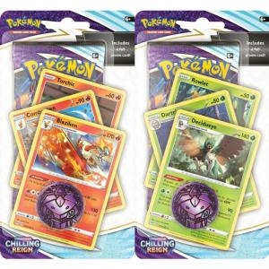 Pokemon TCG Sword & Shield 6 Chilling Reign 3-Pack Booster Display one at randm 