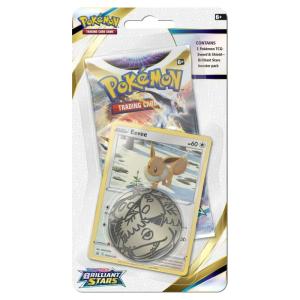PREVIEW: Pokémon, Sword & Shield 9: Brilliant Stars, Checklane Blister Pack: Eevee (Sales will start when we have more info)