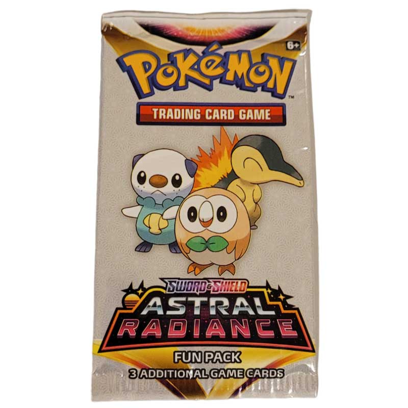 Pokémon, Sword & Shield 10: Astral Radiance, Fun Pack (3 Cards)
