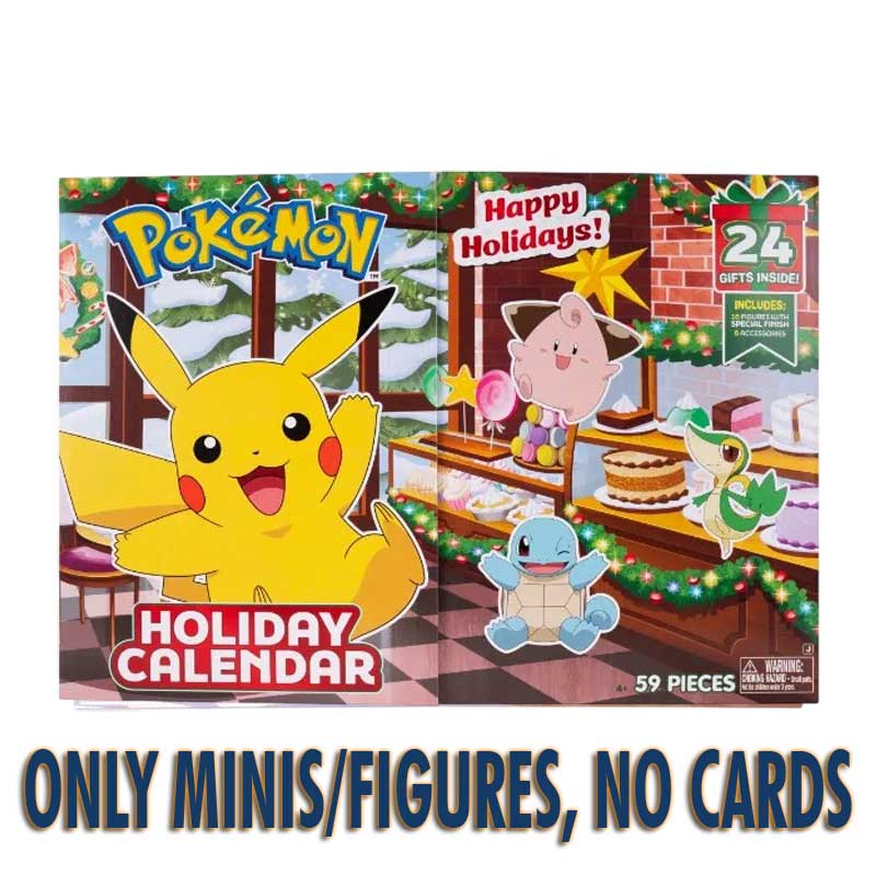 Pokémon, Holiday Miniature/Figure Calendar / Adventskalender med figurer 2025 [ENDAST FIGURER]