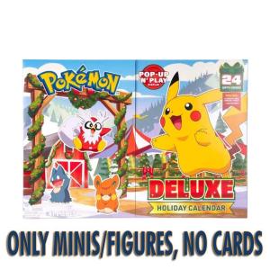 Pokémon, DELUXE Holiday Miniature/Figure Calendar / Adventskalender med figurer 2025 [ENDAST FIGURER]