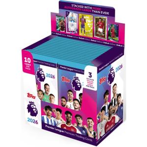 1 Box (28 Packs) 2026 Topps Premier League Trading Cards Retail