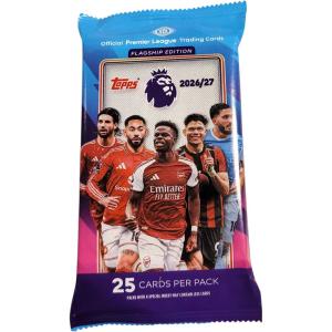FÖRKÖP: 1st Paket 2026-27 Topps Flagship Edition Premier League Soccer Trading Cards Hobby (Preliminär release 17 september 2026)