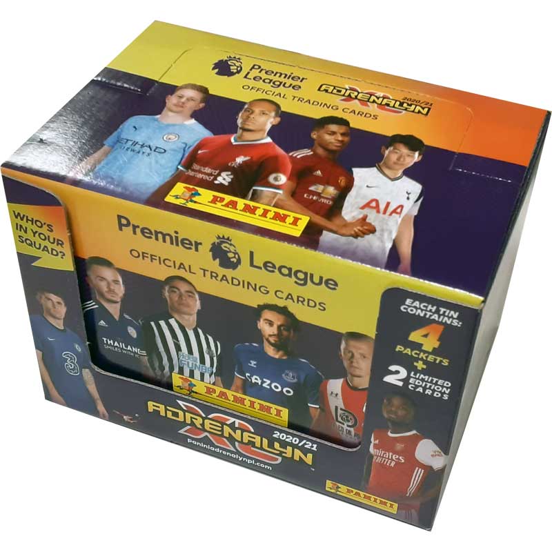Display (8 tins) Pocket Tin Panini Adrenalyn XL Premier League 2020-21