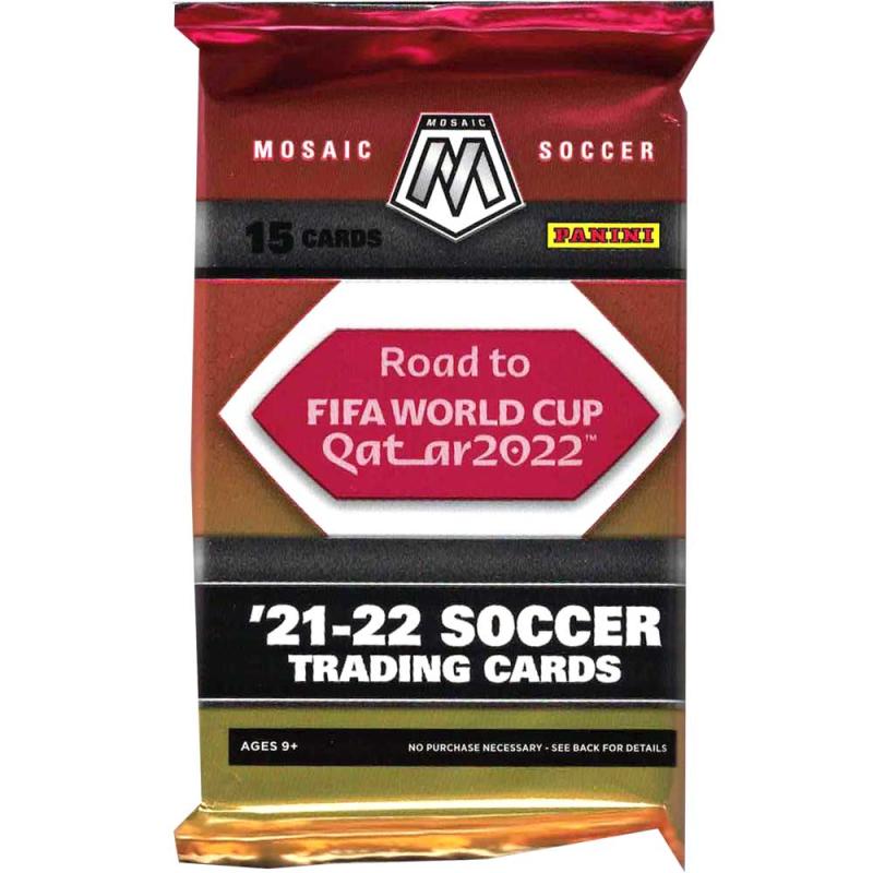 1st Paket 2021-22 Panini Mosaic Road to FIFA World Cup Soccer Hobby