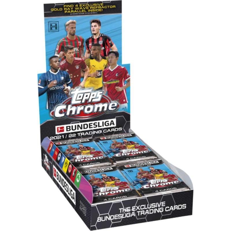 Sealed Box 2021-22 Topps Chrome Bundesliga Soccer Hobby LITE (16 Packs per box)