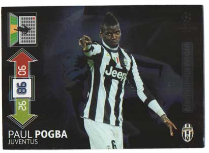 Limited Edition, 2012-13 Adrenalyn Champions League Update, Paul Pogba (10pcs)