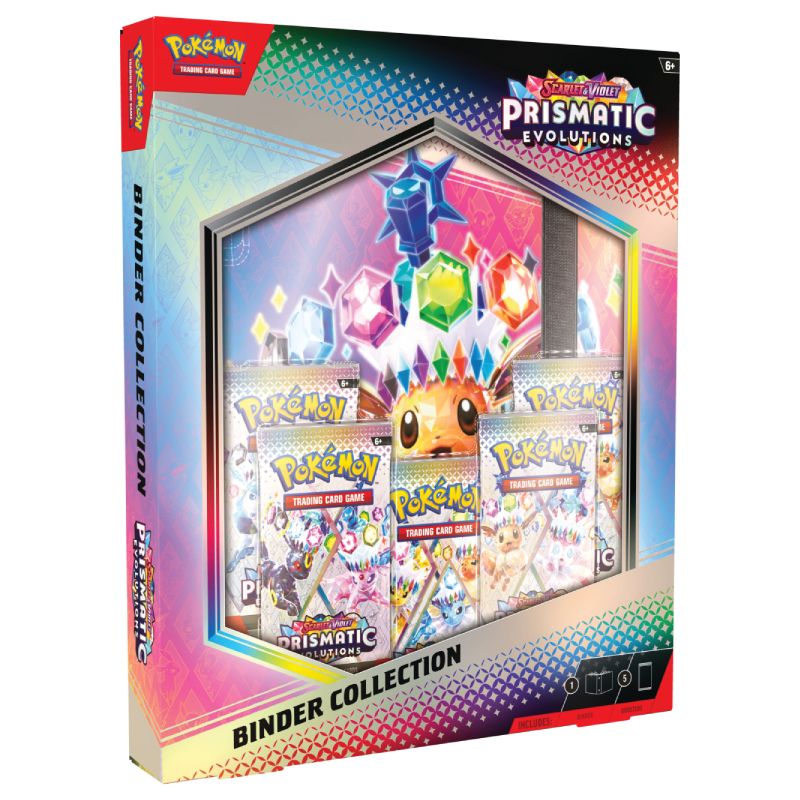 FÖRHANDSVISNING: Pokemon SV8.5 - Prismatic Evolutions Binder Collection (Börjar säljas när mer info finns)