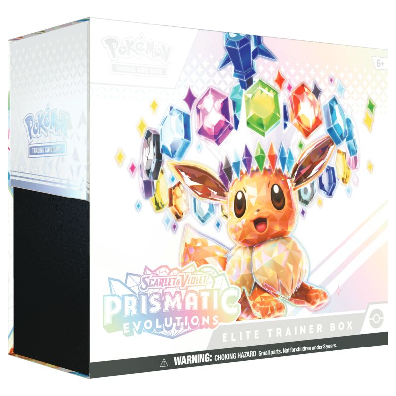 FÖRHANDSVISNING: Pokemon SV8.5 - Prismatic Evolutions Elite Trainer Box (Börjar säljas när mer info finns)