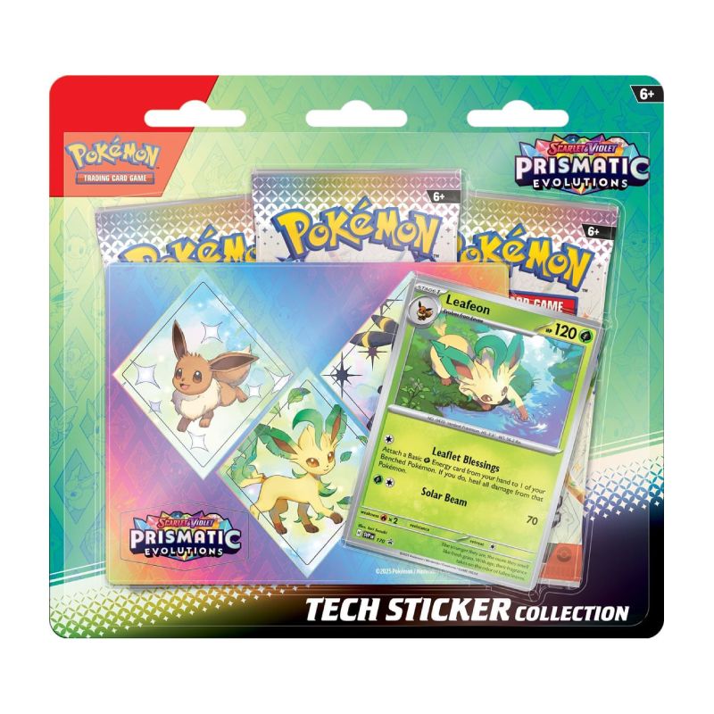 PREVIEW: Pokemon SV8.5 - Prismatic Evolutions Tripple Blister - Leafeon (Sales will start when we have more info)