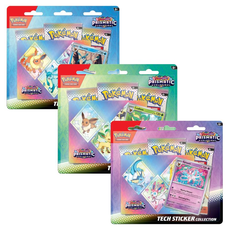 Pokemon SV8.5 - Prismatic Evolutions Tripple Blister - Bundle