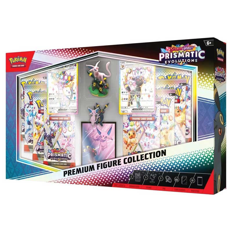 [MAX 1 PER HUSHÅLL] ENDAST I BUTIK: Pokemon SV8.5 - Prismatic Evolutions, Premium Figure Collection (SLÄPPS I BUTIK FREDAG 7/11)