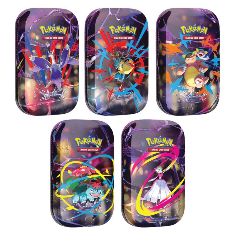 [MAX 1 PER HUSHÅLL] Pokemon - Mega Heroes Mini Tin - Bundle (5 mini tins)