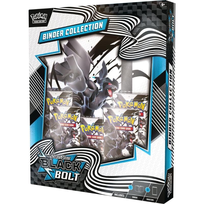 [MAX 1 PER HOUSEHOLD] PRE-BUY: Pokemon SV10.5 - Black Bolt & White Flare - Black Bolt Binder Collection (Preliminary release July 18:th 2025)