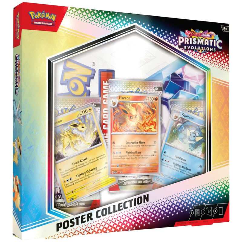 FÖRHANDSVISNING: Pokemon SV8.5 - Prismatic Evolutions Poster Collection (Börjar säljas när mer info finns)