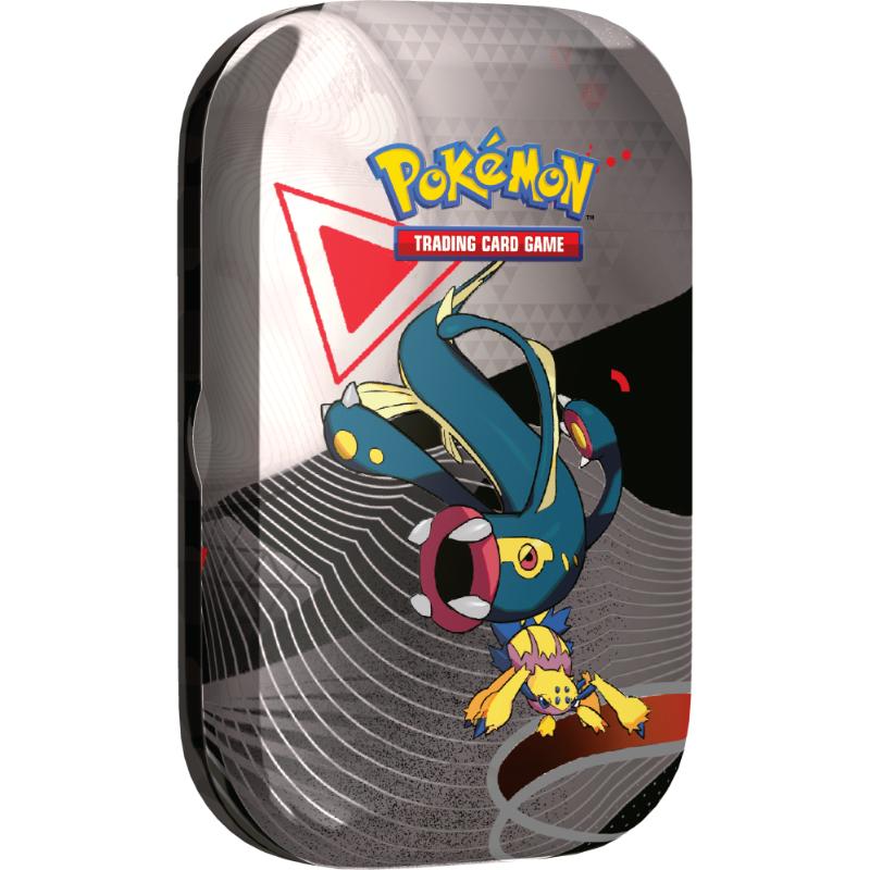 [MAX 1 PER HOUSEHOLD] PRE-BUY: Pokemon SV10.5 - Black Bolt & White Flare - Mini Tin Eelektross & Galvantula (Preliminary release July 18:th 2025)
