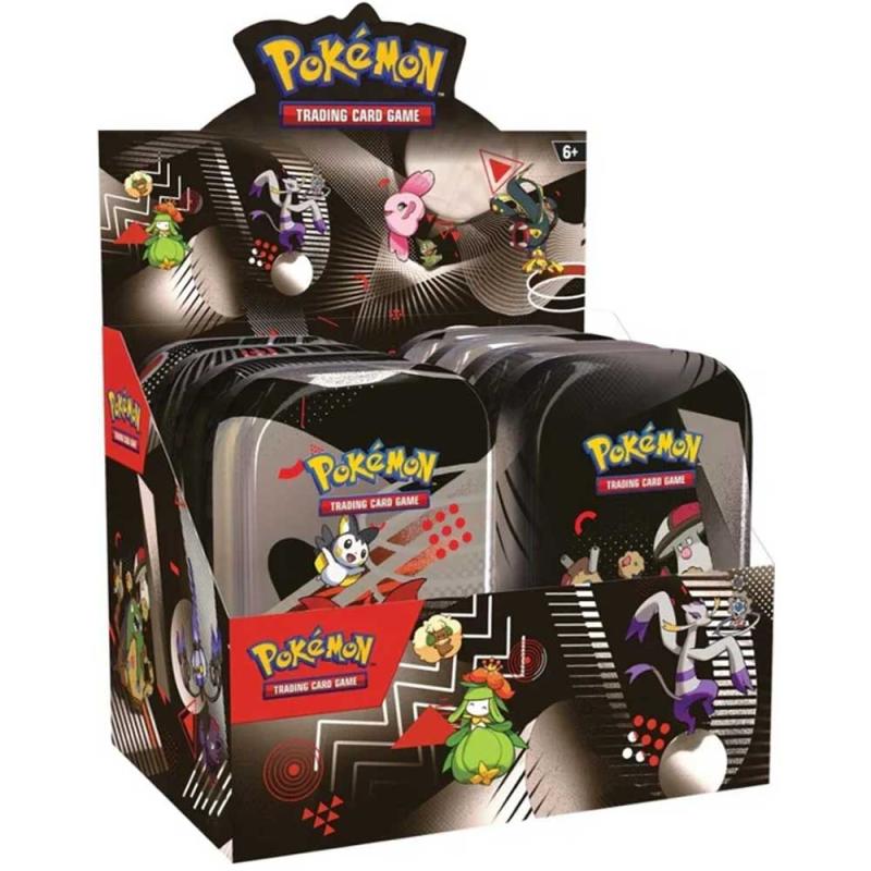 [MAX 1 PER HOUSEHOLD] PRE-BUY: Pokemon SV10.5 - Black Bolt & White Flare - Mini Tin Display (8 mini tins) (Preliminary release July 18:th 2025)