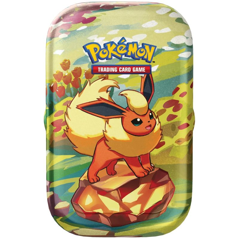 FÖRHANDSVISNING: Pokemon SV8.5 - Prismatic Evolutions Mini Tin Flareon (Börjar säljas när mer info finns)