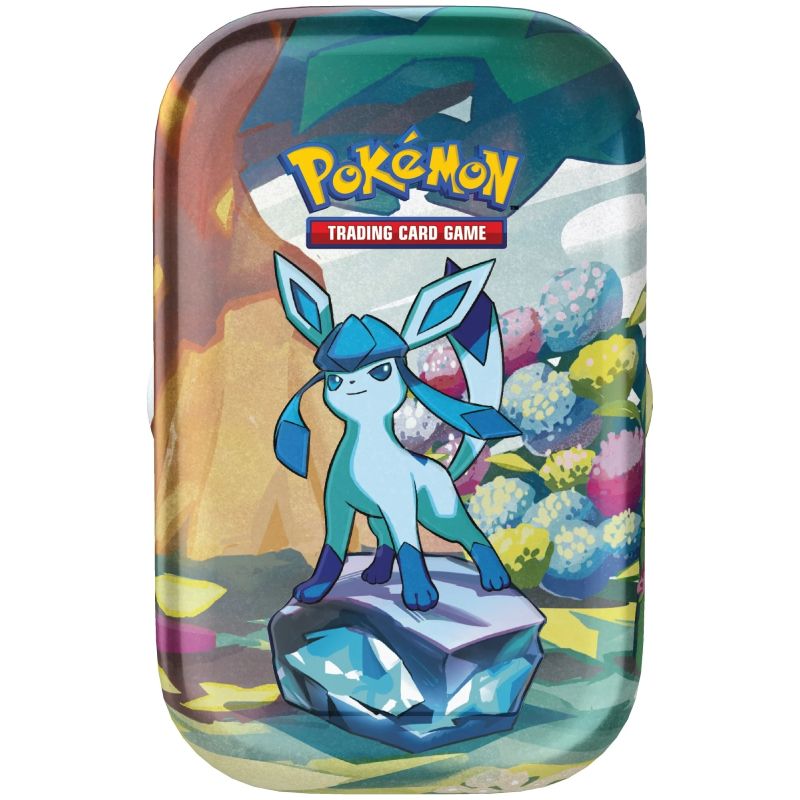 FÖRHANDSVISNING: Pokemon SV8.5 - Prismatic Evolutions Mini Tin Glaceon (Börjar säljas när mer info finns)