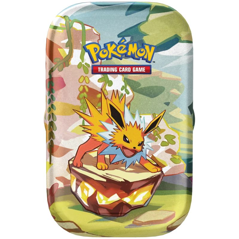 FÖRHANDSVISNING: Pokemon SV8.5 - Prismatic Evolutions Mini Tin Jolteon (Börjar säljas när mer info finns)