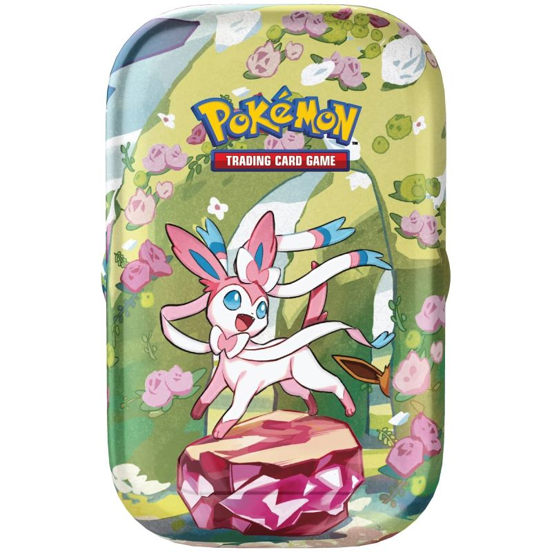 FÖRHANDSVISNING: Pokemon SV8.5 - Prismatic Evolutions Mini Tin Sylveon (Börjar säljas när mer info finns)