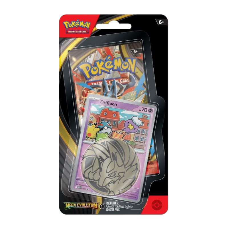[MAX 1 PER HUSHÅLL] Pokémon, ME01: Mega Evolution, Checklane Blister Pack: Drifloon