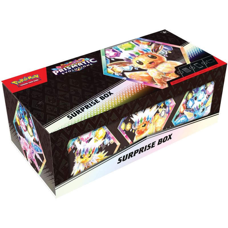 FÖRHANDSVISNING: Pokemon SV8.5 - Prismatic Evolutions Surprise Box (Börjar säljas när mer info finns)