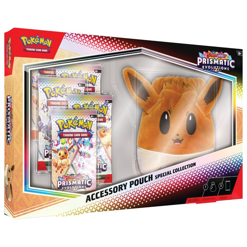 FÖRHANDSVISNING: Pokemon SV8.5 - Prismatic Evolutions Accessory Pouch Special Collection (Börjar säljas när mer info finns)