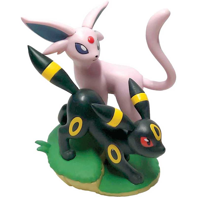 Pokemon Espeon & Umbreon Miniature/Figurine (Not för small children)