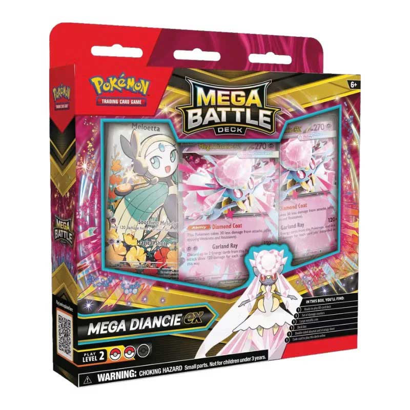 FÖRKÖP: Pokémon, Mega Battle Deck - Mega Diance EX (Preliminär release 21:e november 2025)