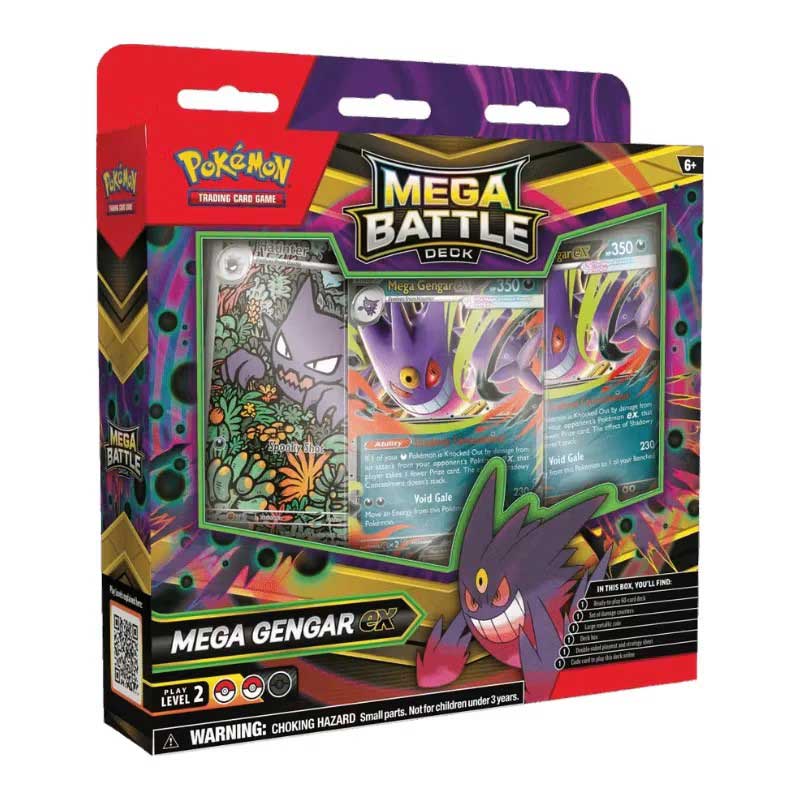 [MAX 1 PER HUSHÅLL] Pokémon, Mega Battle Deck - Mega Gengar ex