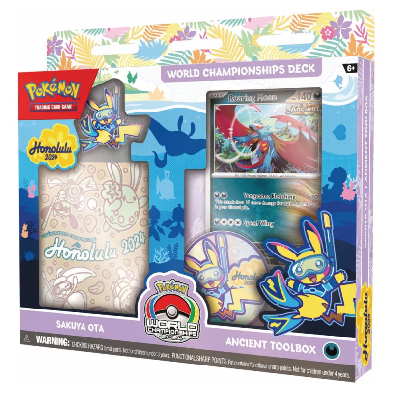 Pokémon, 2024 World Championships Deck - Roaring Moon ex [Inte vanliga Pokémonkort]