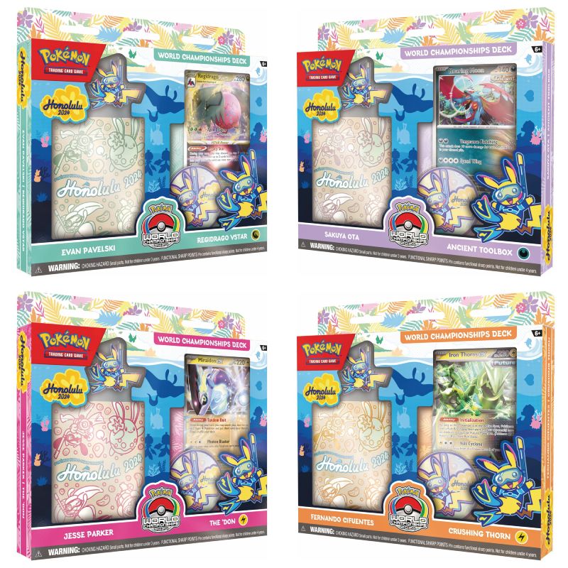 Pokémon, 2024 World Championships Deck - All four decks [Inte vanliga Pokémonkort]