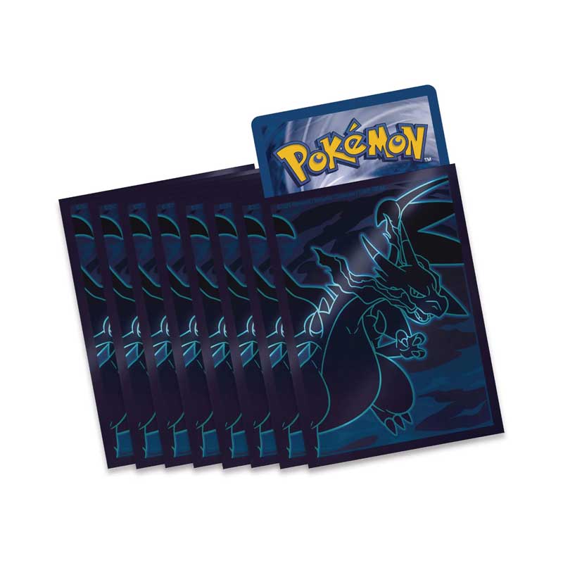 Phantasmal Flames Mega Charizard X ex Sleeves 65st (Från Elite Trainer Box)