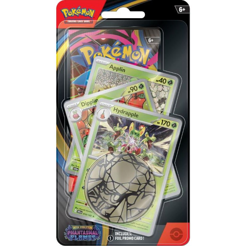 [MAX 1 PER HUSHÅLL] Pokémon, ME02: Phantasmal Flames, PREMIUM Checklane Blister Pack: Hydrapple