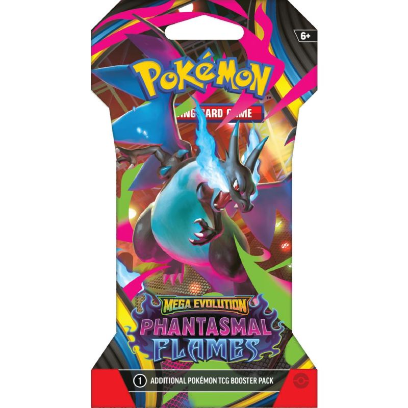 [MAX 10 PER KUND] Pokémon, ME02: Phantasmal Flames, 1 SLEEVED Booster