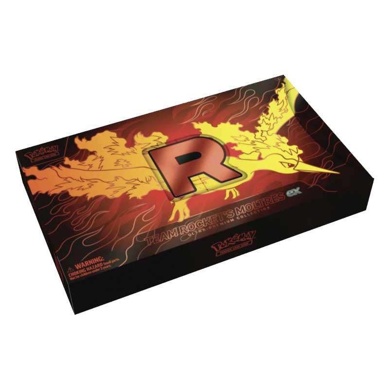 [MAX 1 PER HUSHÅLL] Pokémon, Team Rocket's Moltres ex Ultra Premium Collection